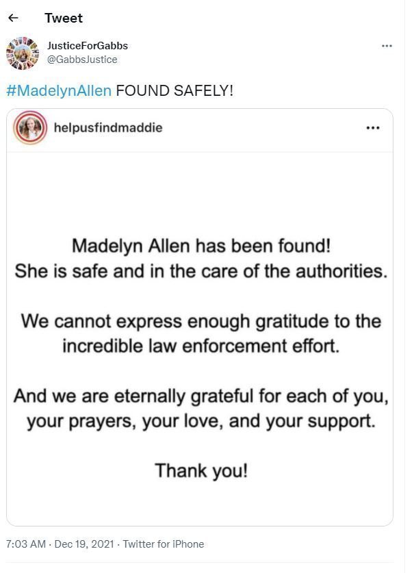 #MadelynAllen