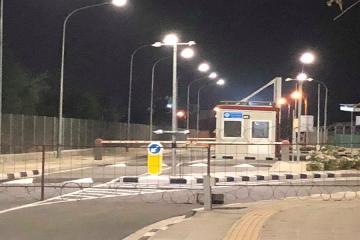 έτοιμο το οδόφραγμα δερύνειας 
