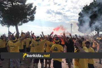 Δείτε την ατμόσφαιρα που δημιούργησαν οι ΑΕΛίστες