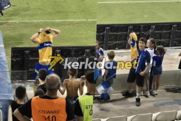 (Φώτος kerkida) Το όμορφο σκηνικό με τον Λαΐφη και τον μικρό Ανορθωσιάτη