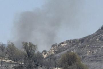 Αναζωπύρωση φωτιάς στο βουνό Αφάμης