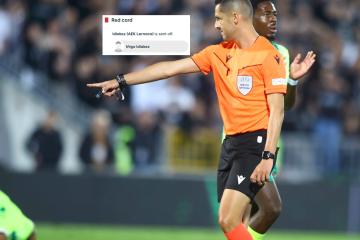 Έδειξε κόκκινη και στον Ινίγκο Ιδιάκεθ -ΟΥΕΦΑ