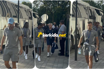 Στο γήπεδο η αποστολή της Πάφος FC (Φώτος kerkida)