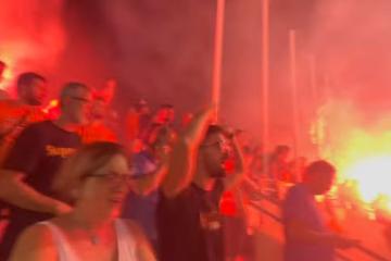 (ΒΙΝΤΕΟ Kerkida) Εντυπωσιακό Pyro...show οι ΑΠΟΕΛίστες