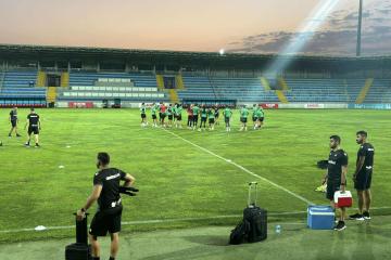 (Βίντεο-Φώτος kerkida) Προπόνηση στην "Dalga Arena"