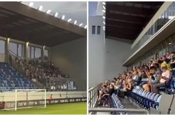 (ΒΙΝΤΕΟ) Σκηνικό...στις κερκίδες στο Μακάμπι-Πάφος