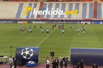 Η προπόνηση της Πάφου στο "Rajko Mitić Stadium" (Φώτος/Βίντεο Kerkida)