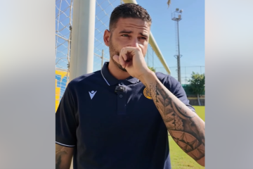 (Βίντεο) Δάκρυσε στο «αντίο» ο Μπράγκα 