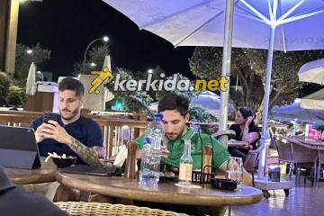 (Φώτο Kerkida) Γιόβετιτς μετά το νέο σόου… μαζί με Σίμιτς στη Λεμεσό