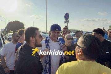 (Βίντεο-Φώτος kerkida) Η υποδοχή των Παφιτών στον Νταβίντ Λουίζ!