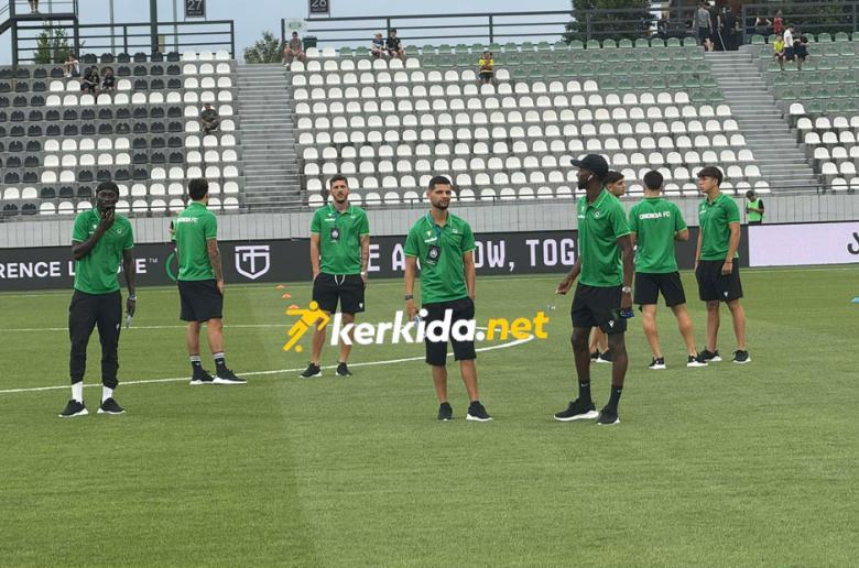 Φώτος kerkida/Έφθασε στο γήπεδο η Ομόνοια
