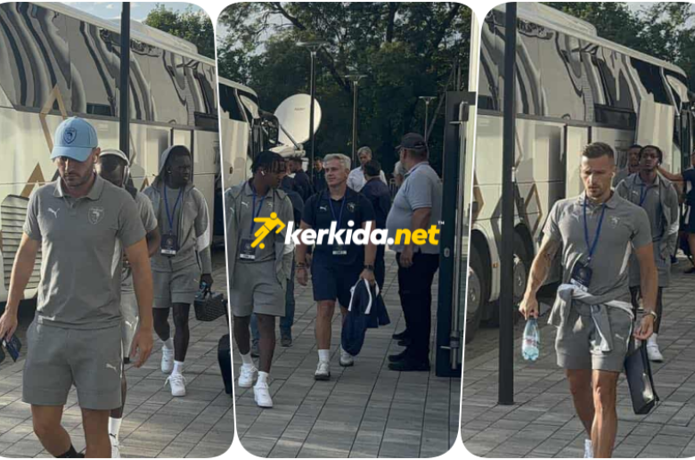 Στο γήπεδο η αποστολή της Πάφος FC (Φώτος kerkida)