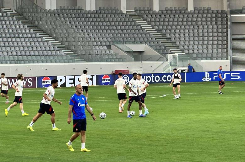(Βίντεο-Φώτος Kerkida) Προπόνηση του Ερυθρού Αστέρα στο "Αλφαμέγα"