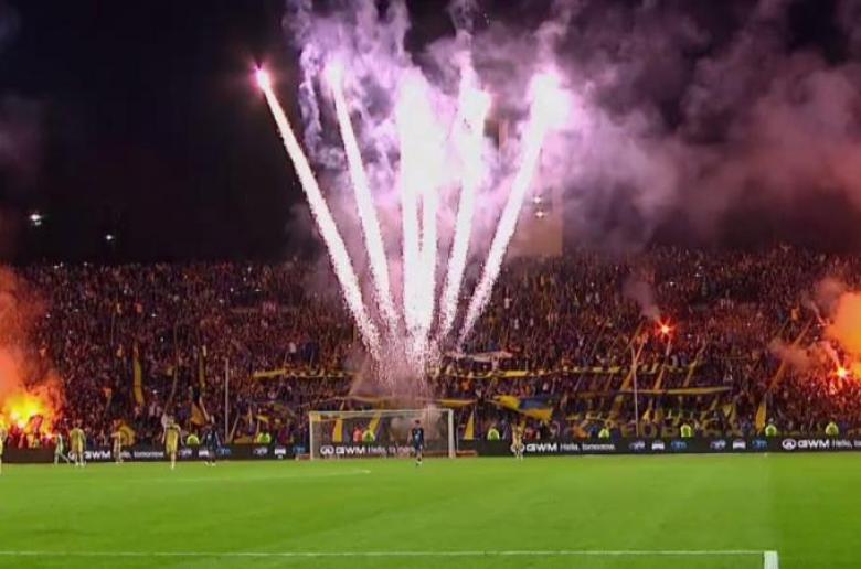 Το απίθανο pyro show των οπαδών της Μπόκα Τζούνιορς σε εκτός έδρας ματς (βίντεο)