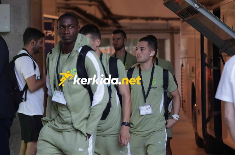 (Βίντεο/Φώτος Kerkida) Η άφιξη της ΑΕΚ 