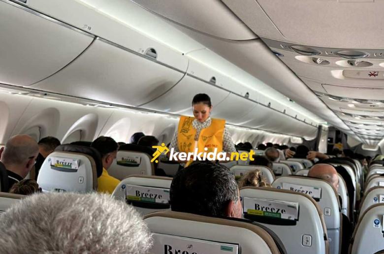 ΑΕΚ- Με καθυστέρηση... ξεκίνησε η πτήση για επιστροφή
