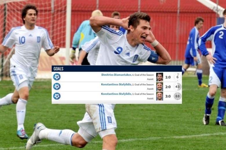 Διαμαντάκος και Σταφυλίδης/ΓΚΟΛ και 3-0 με Κύπρο! (Φώτος)