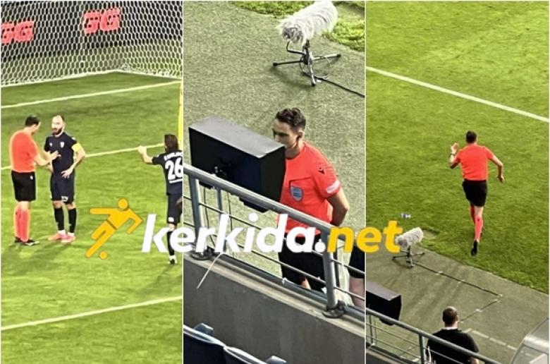Πέναλτι για την Ντιναμό, on field review και... άκυρο