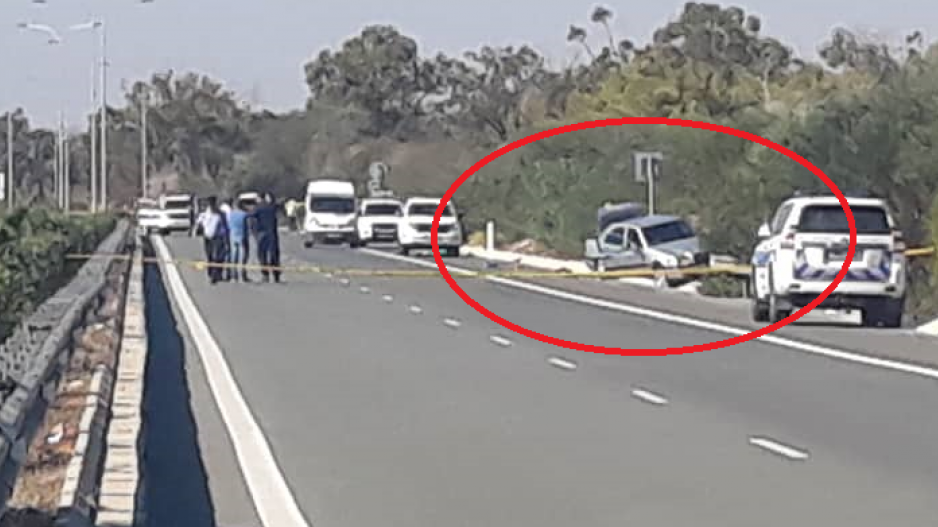 Το όχημα του 33χρονου θύματος του φονικού στον αυτοκινητόδρομο Λάρνακας-Αγίας Νάπας