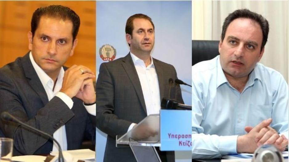 οι τρεις διεκδικητές για τη θέση Γ.Γ. ΑΚΕΛ